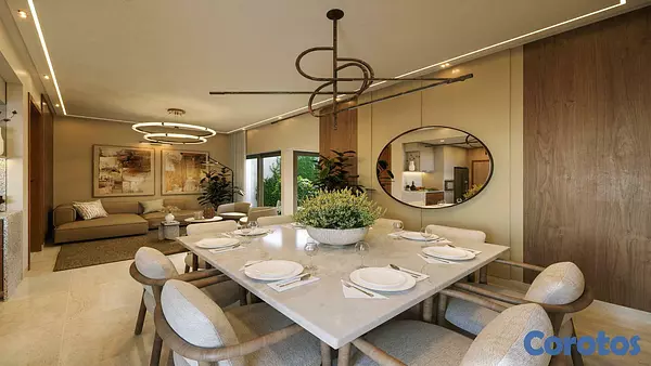 casas vacacionales y villas - Casas de 3 Habitaciones con Patio en Ecos Yard, Ave. Ecológica 4