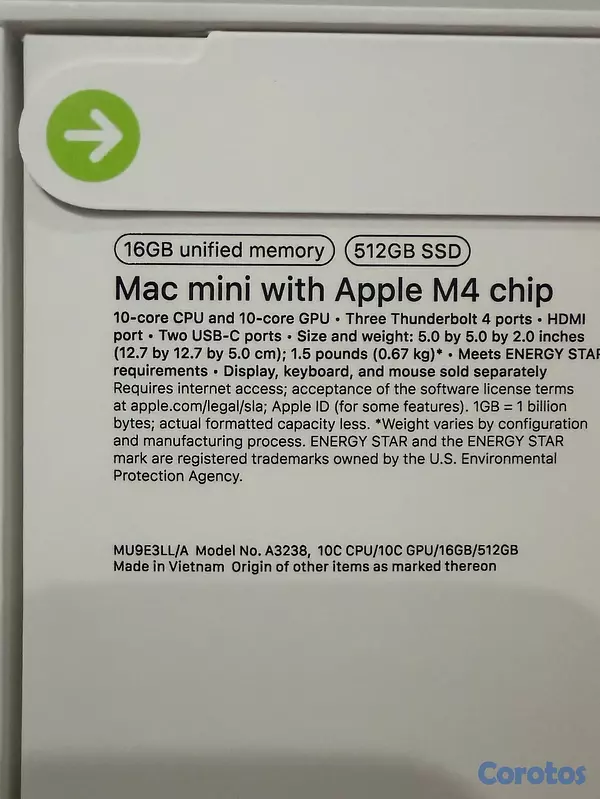 computadoras y laptops - MAC MINI M4 512GB 16GB RAM SELLADA  OFERTA 2