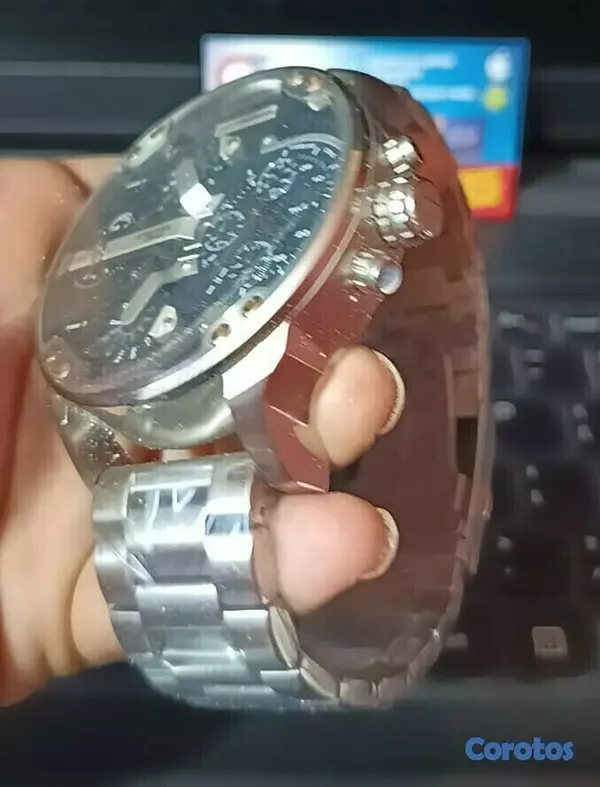 joyas, relojes y accesorios - Reloj Diesel Mr.Daddy cronografo cuarzo ace/inox   3
