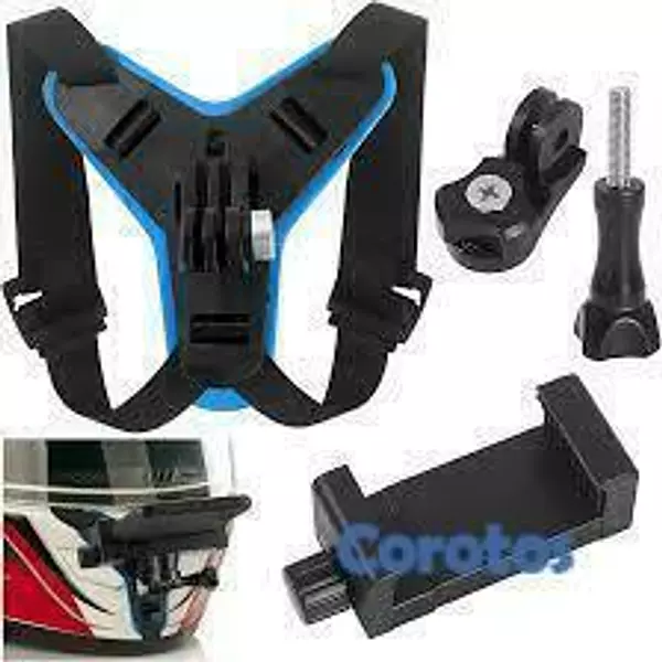 accesorios para electronica - Soporte de correa para casco para Gopro y Camaras  2