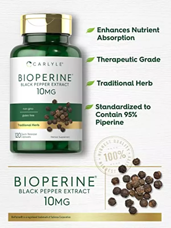 Salud y Equipamiento Médico - Bioperine 10 Mg | 120 Capsulas 4