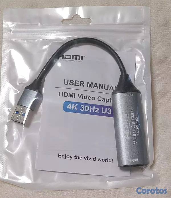 accesorios para electronica - Capturadora de videos usb y tipo c, envío disponible estoy en las caobas 2