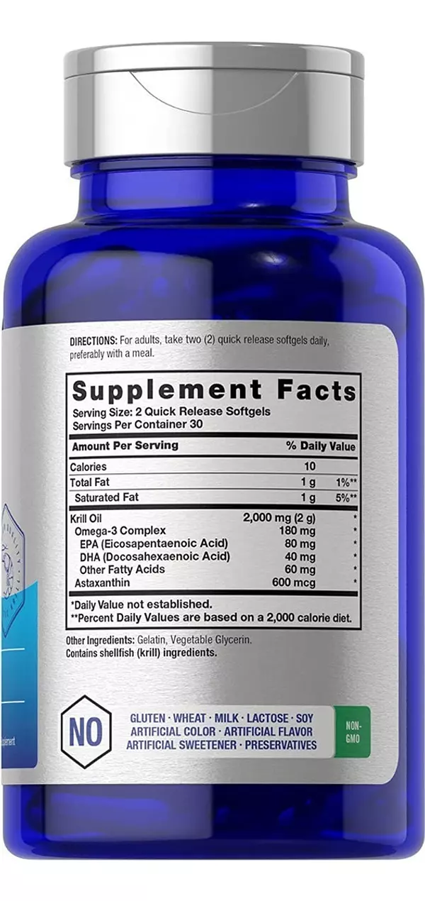 Salud y Equipamiento Médico - Aceite  Krill 2000 Mg Horbaach 2