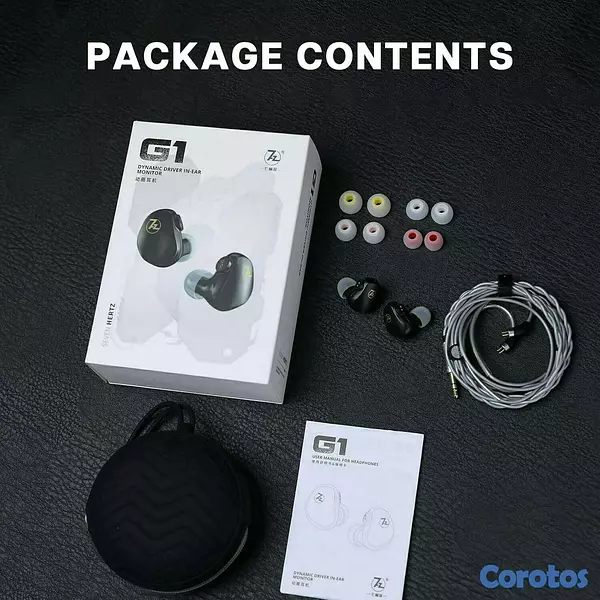 camaras y audio - 7Hz G1 Auriculares In Ear Monitor 10mm DLC DD IEM 7