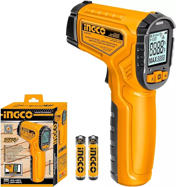herramientas, jardines y exterior - Termometro laser digital INGCO, no apto para medir temperatura corporal. 1