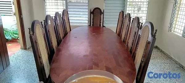 muebles y colchones - *Vendo maravilloso juego de comedor artesanal  5