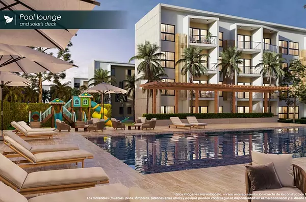 apartamentos - Apartamento con patio en Vista Cana Punta Cana 2