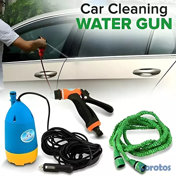 herramientas, jardines y exterior - Bomba de Agua Portátil 12V Auto Hidrolavadora Mang 3
