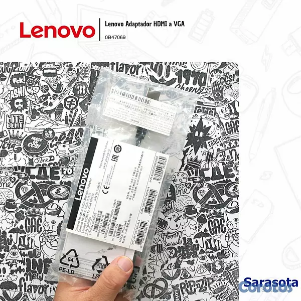 accesorios para electronica - Lenovo Adaptador HDMI A VGA 0B47069 4
