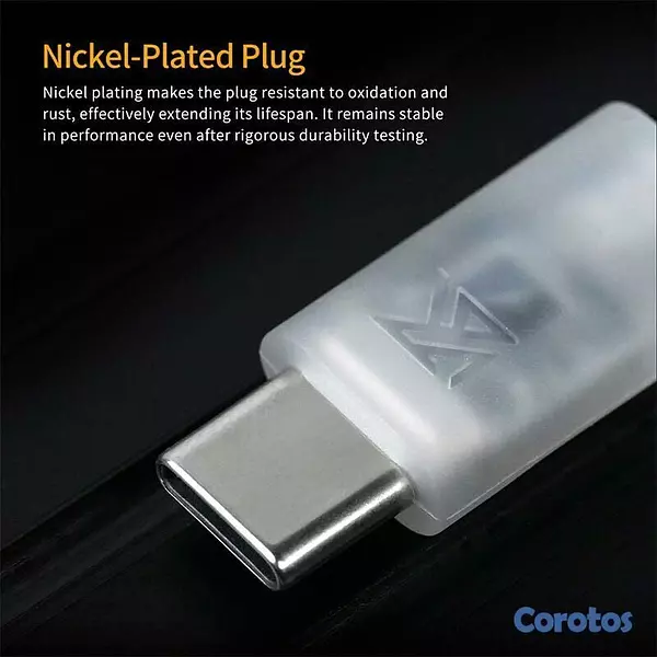 accesorios para electronica - Cable de auriculares tipo USB C con pin QDC/S/C para IEM's KZ 2
