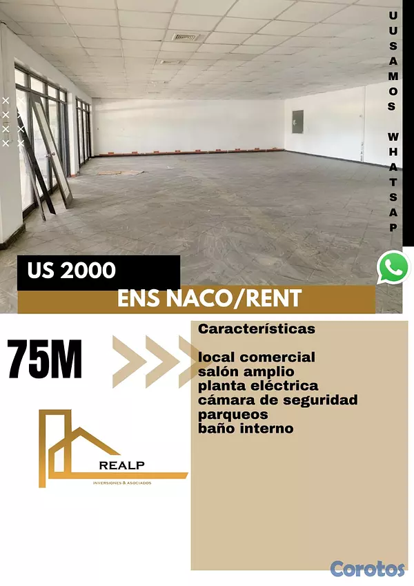 oficinas y locales comerciales - Local en alquiler en Naco  1