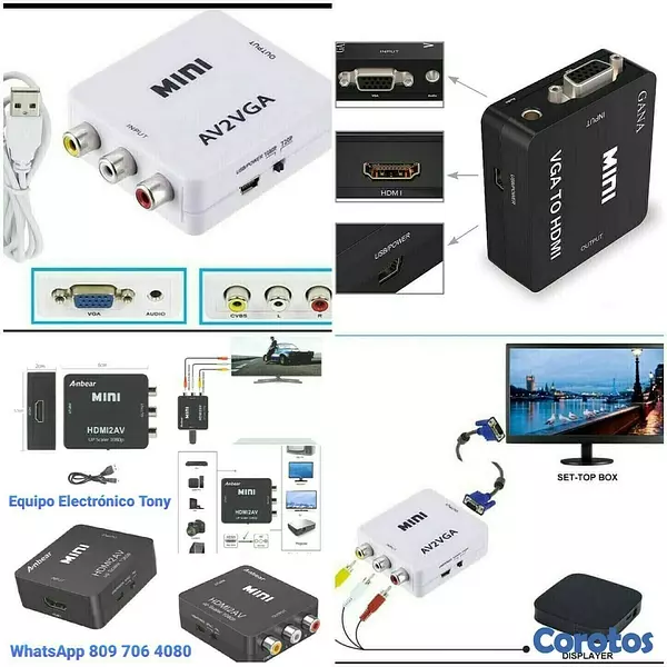 otros electronicos - Convertidores para TV y convertidor de Audio digital óptico a análogo 5