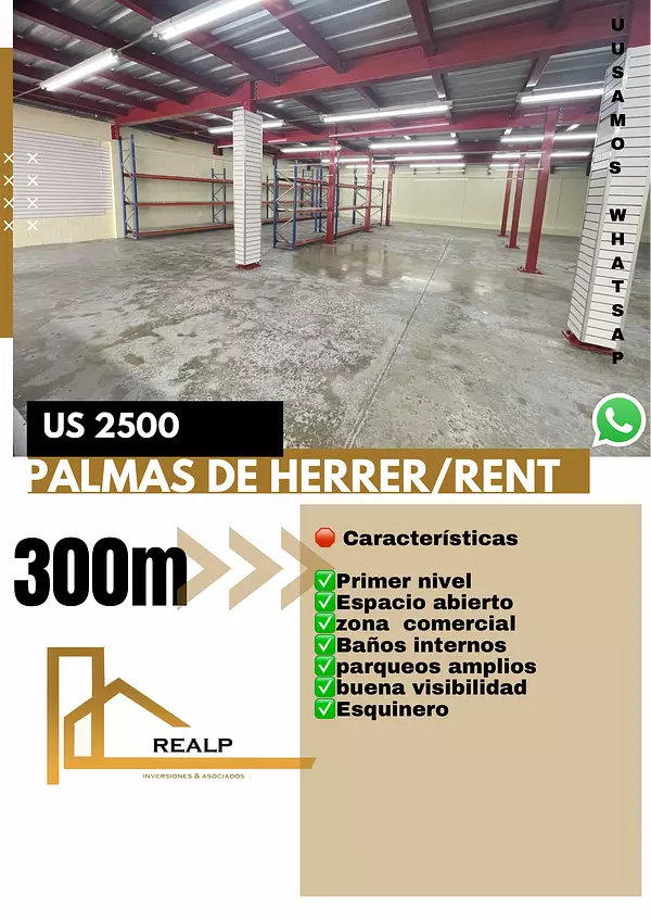 oficinas y locales comerciales - Nave en las palmas de Herrera 1