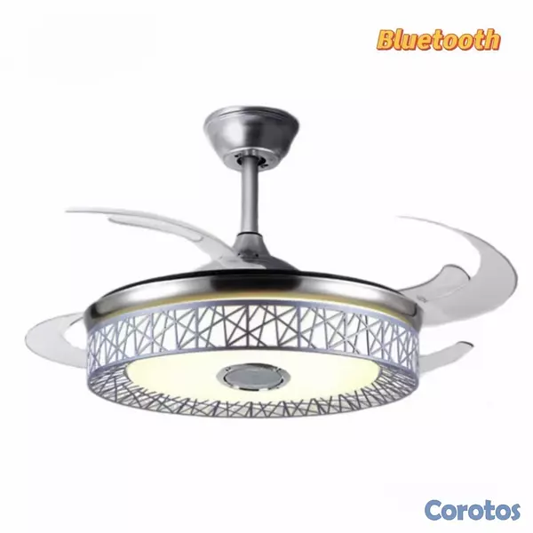 decoración y accesorios - Lampara con abanico de lujos  2