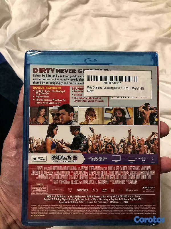 dvds, bluerays y peliculas - Película mi abuelo es un peligro (nueva sellada)  2