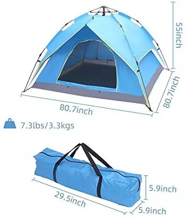 tours y viajes - Carpa automática hidráulica, apertura automática rápida. CASA DE CAMPAÑA deluxe 3