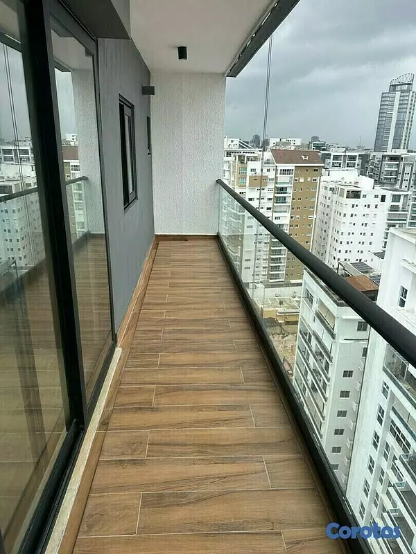 apartamentos - Rento Apto Con Línea Blanca en Piso Alto Listo para Estrenar en Naco. COD: PD222 1