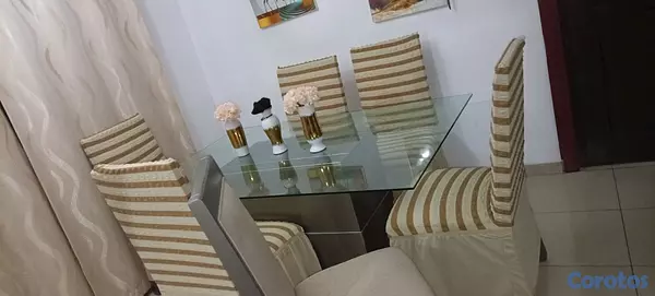 muebles y colchones - Comedor de 6 sillas 8