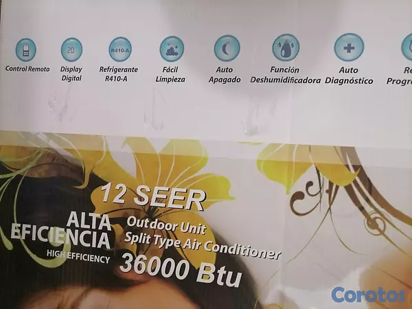 aires acondicionados y abanicos - Vendo Aire ancondicionado de 36,000 BTU 14