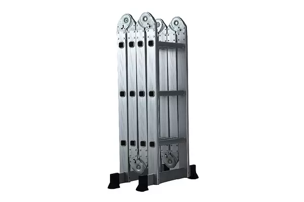 herramientas, jardines y exterior - Escalera de Aluminio Multiusos 12.5 Pies Calidad Garantizada Multifuncional 6