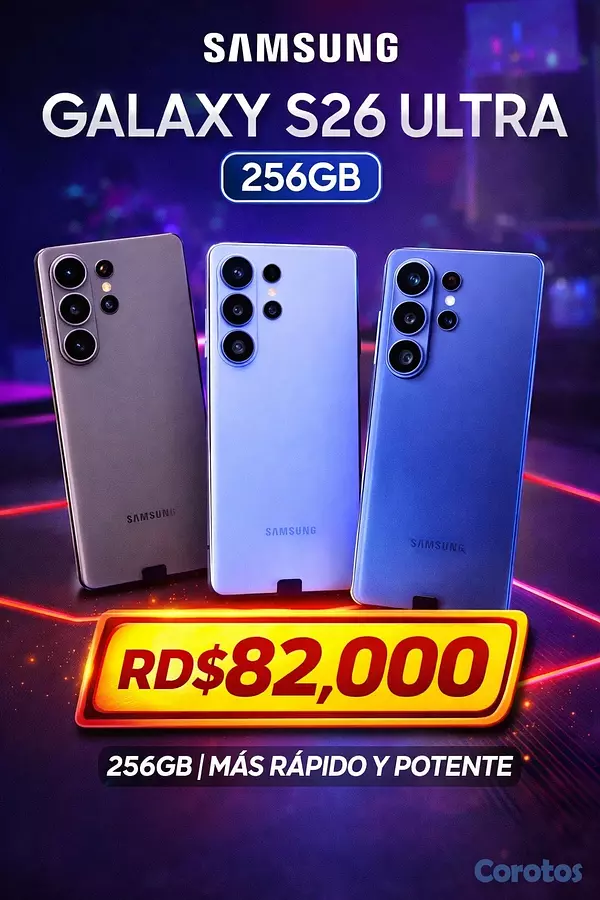 celulares y tabletas - Samsung Galaxy s26 ultra 256gb sellado 