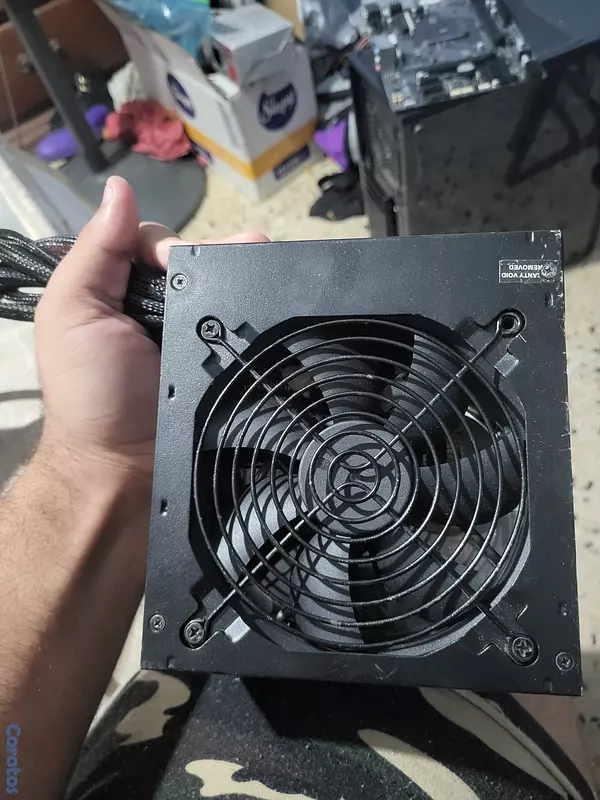 computadoras y laptops - se vende fuente de poder de 500W y placa madre A320M-S2H  5