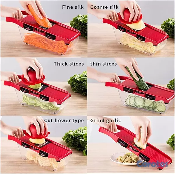 cocina - Cortador frutas, viveres y verduras multifuncional 2
