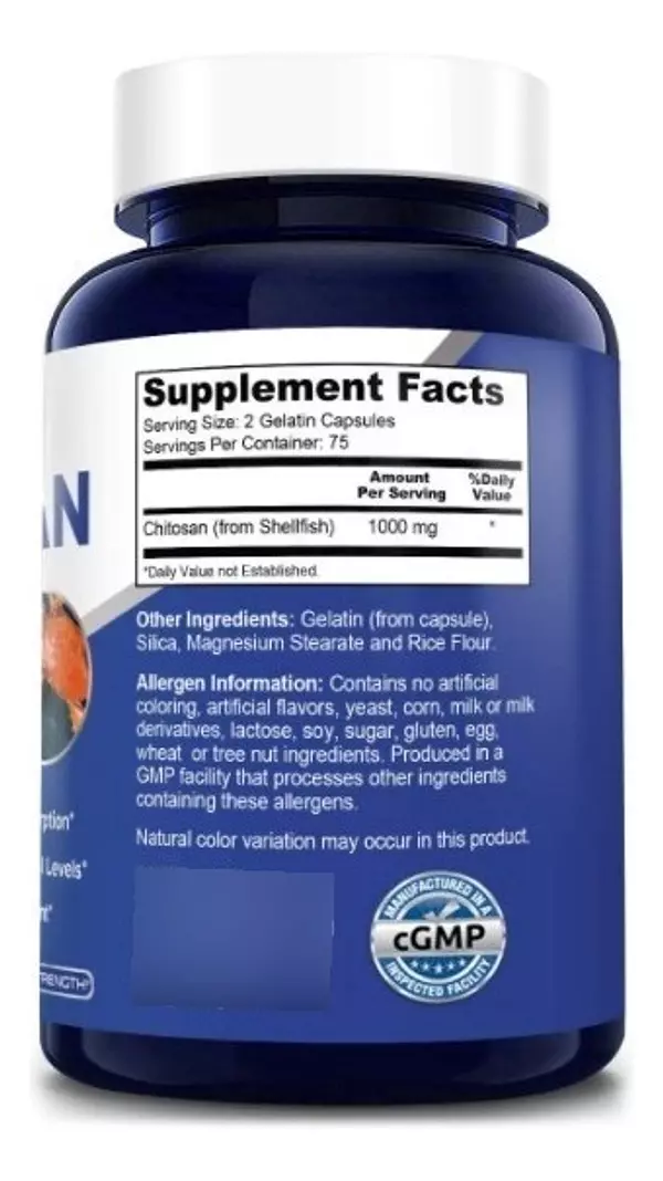 Salud y Equipamiento Médico - Chitosan 1000 Mg - 150 Uds 2