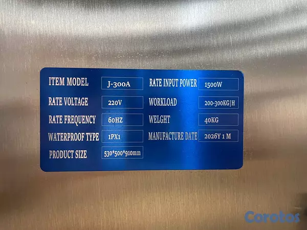 equipos profesionales - Sierra sin fin de mesa de acero inoxidable cortado 10