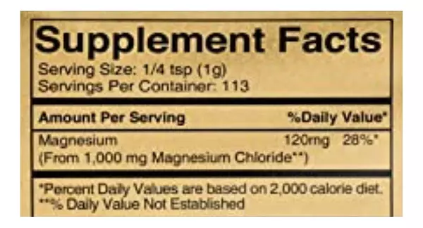 Salud y Equipamiento Médico - Cloruro De Magnesio 113 G 2