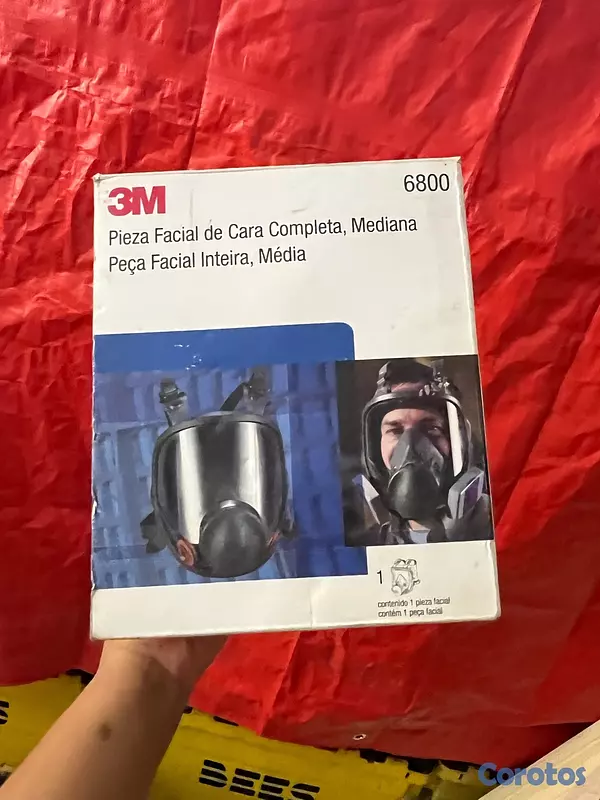 articulos de oficina - respirador de cara completa 3M 6800 Full Facepiece Respirator,  2