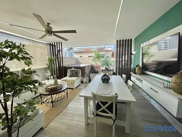 apartamentos - vendo Ph los cacicazgos con o sin muebles tres habitaciones con baño tres parqu 13