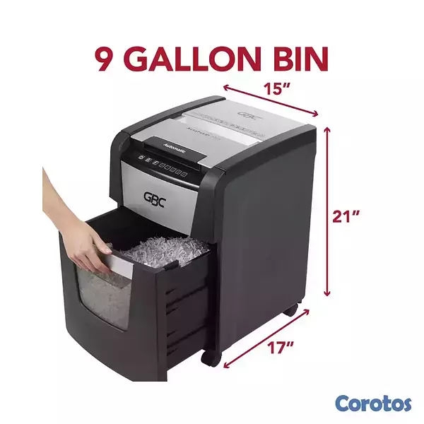 impresoras y scanners - TRITURADORA GBC 100X, CAPACIDAS 100 HOJA EN BANDEJ 2