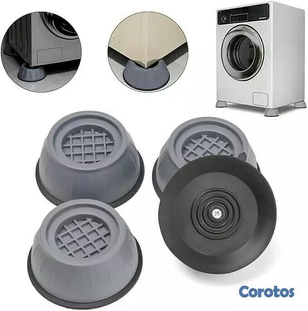 electrodomesticos - SOPORTE PARA LAVADORA SHOCK PAD 4PCS 1