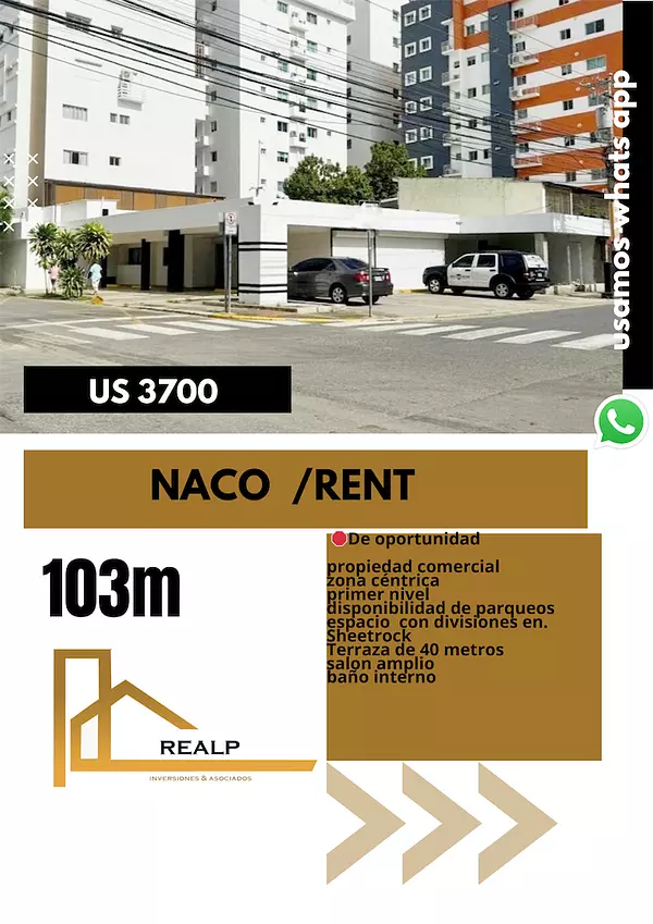 oficinas y locales comerciales - Locales en naco primer nivel  1