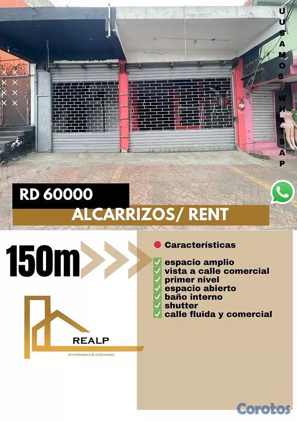 oficinas y locales comerciales - Local primer nivel ALcarrizos  1