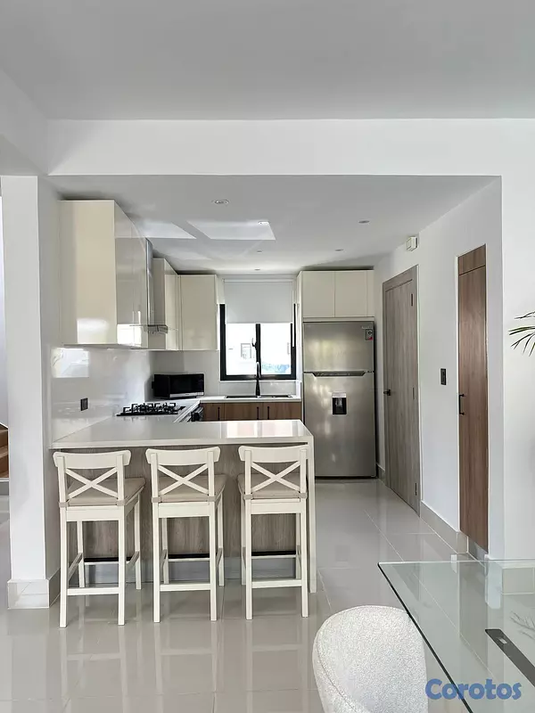 casas vacacionales y villas - Villa Tipo Townhouse Amueblada en renta en Vista c 5