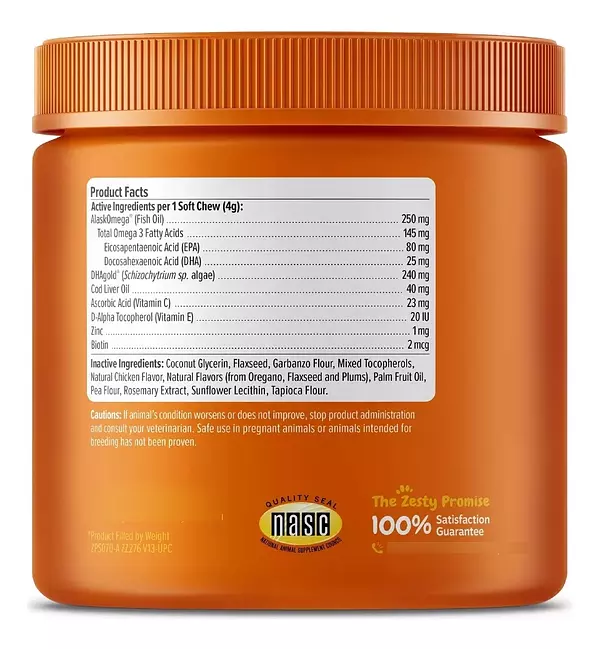 Salud y Equipamiento Médico - Zesty Paws Omega Bites Dogs 2