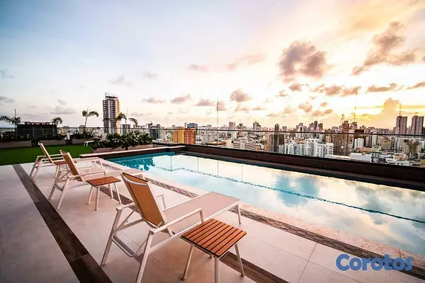 apartamentos - En Alquiler Condo Hotel Rubi Naco frente al Club 5