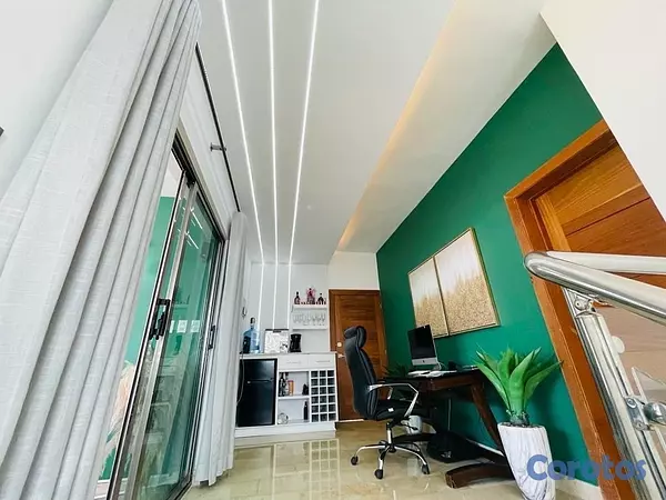 apartamentos - vendo Ph los cacicazgos con o sin muebles tres habitaciones con baño tres parqu 17