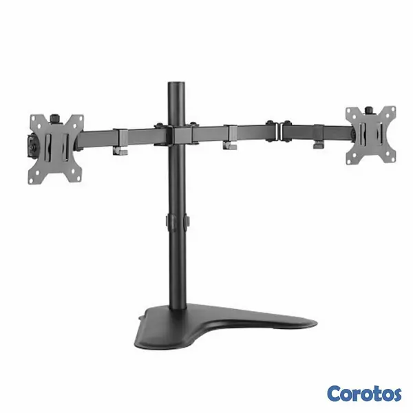 computadoras y laptops - SOPORTE PARA MONITOR DUAL, ARGOM, PARA MONITORES HASTA 32 PULGADAS  1