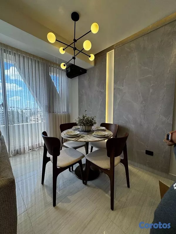 apartamentos - Alquiler apartamento amueblado en el 8vo piso de moderna torre en Bella Vista.
 6