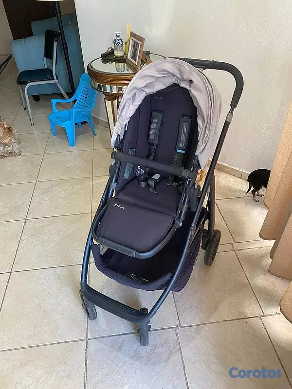 coches y sillas - Coche de bebe, cargador, marca uppababy con sus accesorios 8