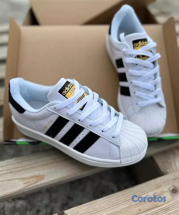 zapatos unisex - Tenis Teni Adidas Samoa Stan Smith Blanco White Clasico Classic Super Star Stars 1