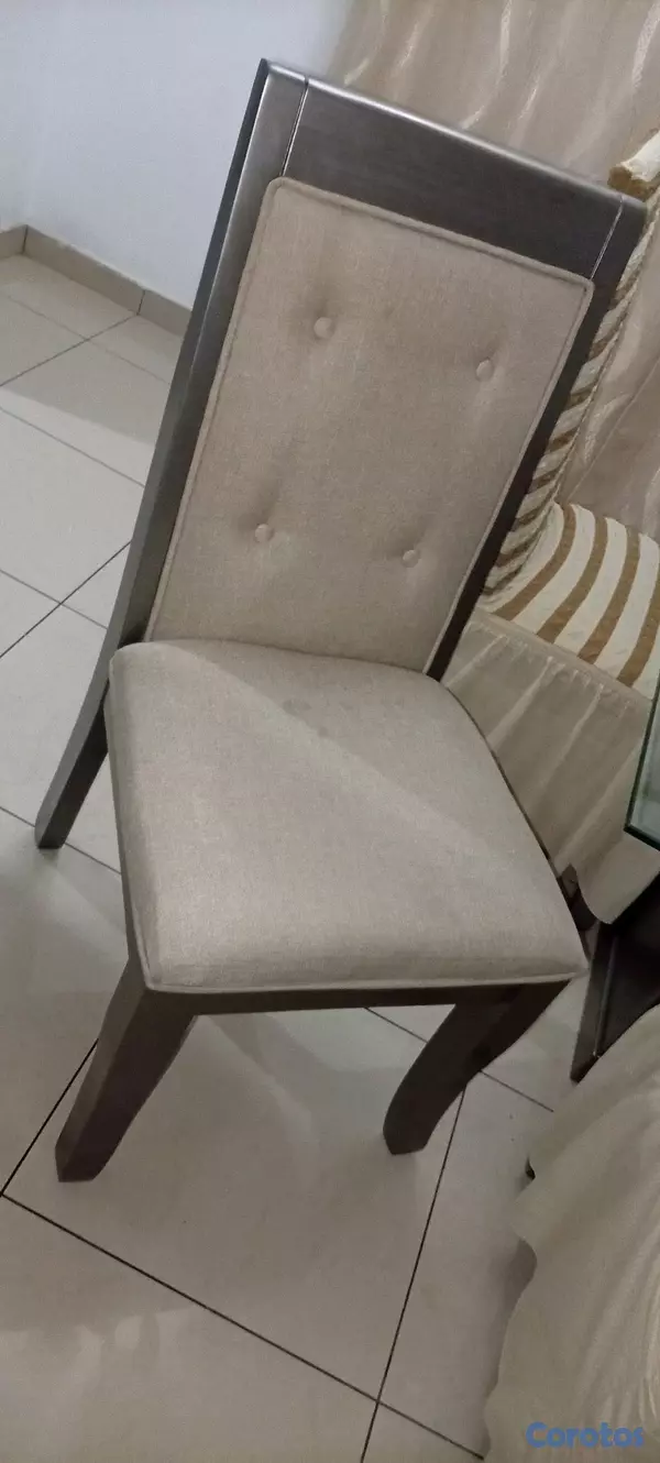 muebles y colchones - Comedor de 6 sillas 9