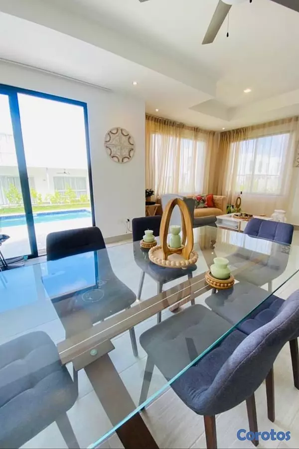 casas vacacionales y villas - VILLA VISTA CANA RENTA AMUEBLADO 4