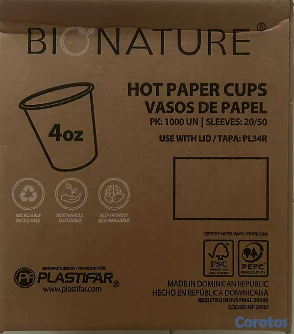 cocina - Venta de Vasos de papel para bebida fria o calient 1