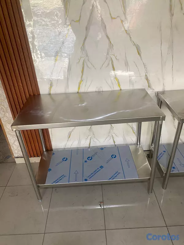muebles y colchones - mesa acero inoxidable 44 * 24 pulgadas 6