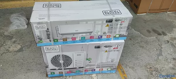 aires acondicionados y abanicos - aire acondicionado black deker eficiencia 21 nuevo 2