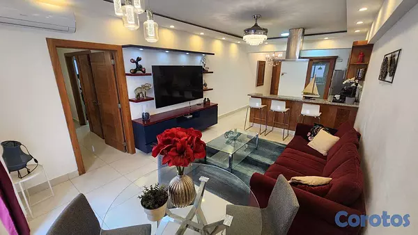 apartamentos - Apartamento Amueblado en Urbanización Fernández 2